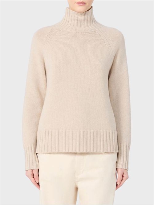 Boxy wool and cashmere turtleneck knit S' MAX MARA | 2629366013600002